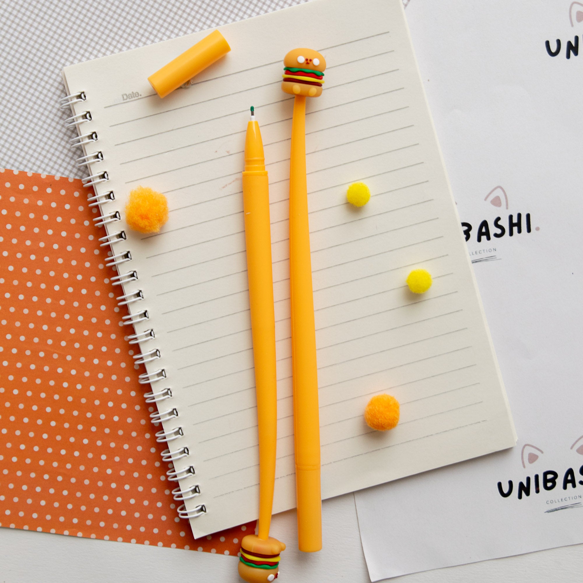 Stylo Souple à Secouer - Ourson Cheeseburger