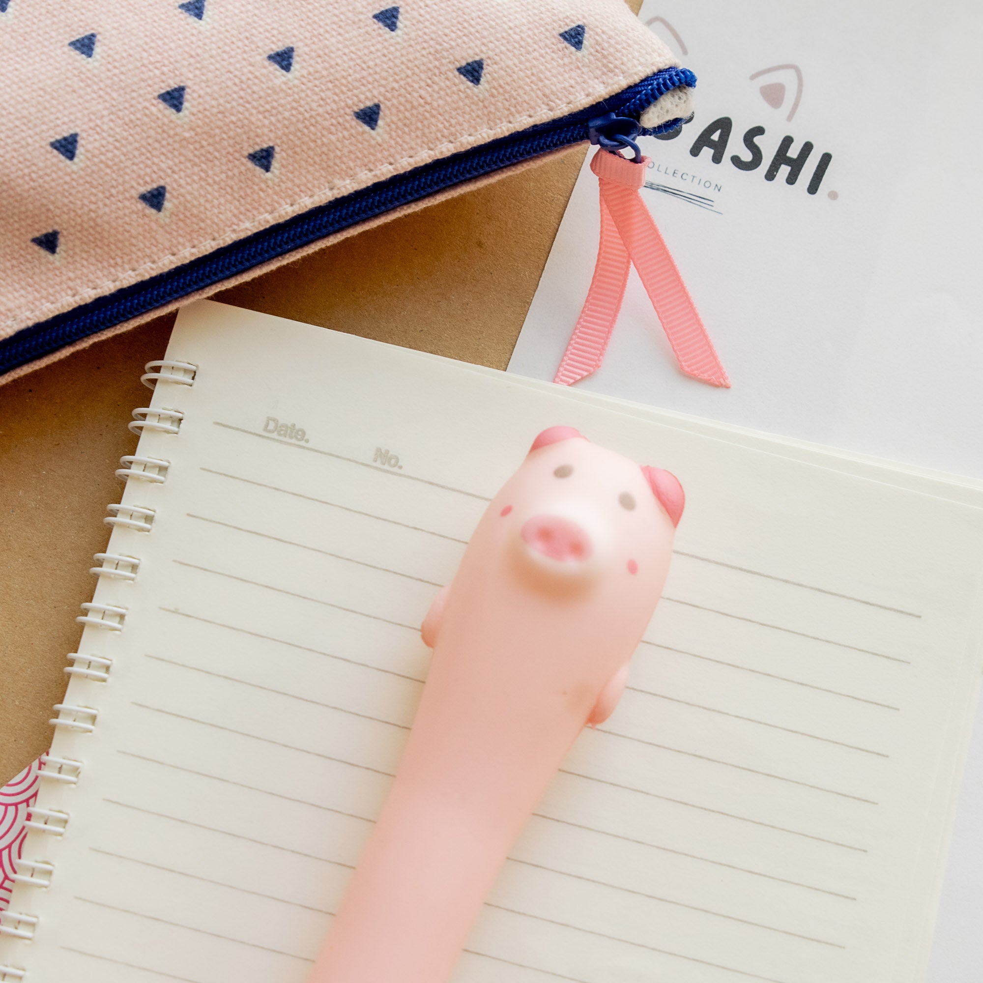 Stylo Squishy Anti-stress Cochon