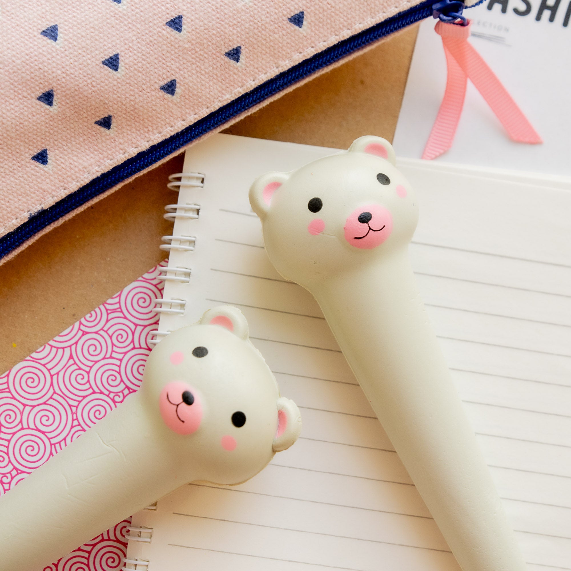 Stylo Squishy Anti-stress Ourson