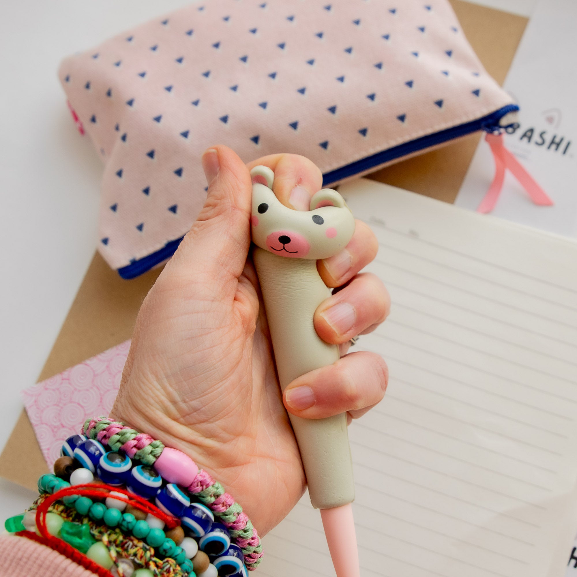 Stylo Squishy Anti-stress Ourson