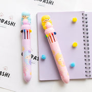 Stylo Kawaii 10 couleurs - Sirène