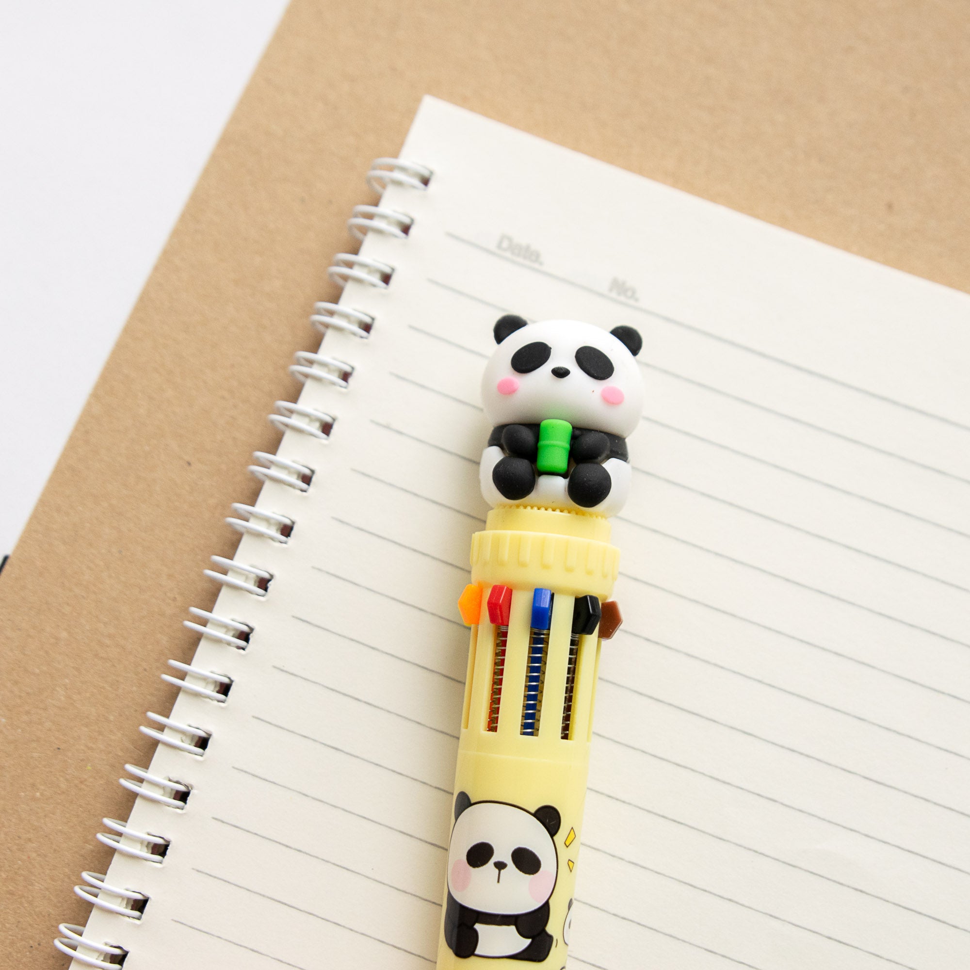 Stylo Kawaii 10 couleurs - Panda