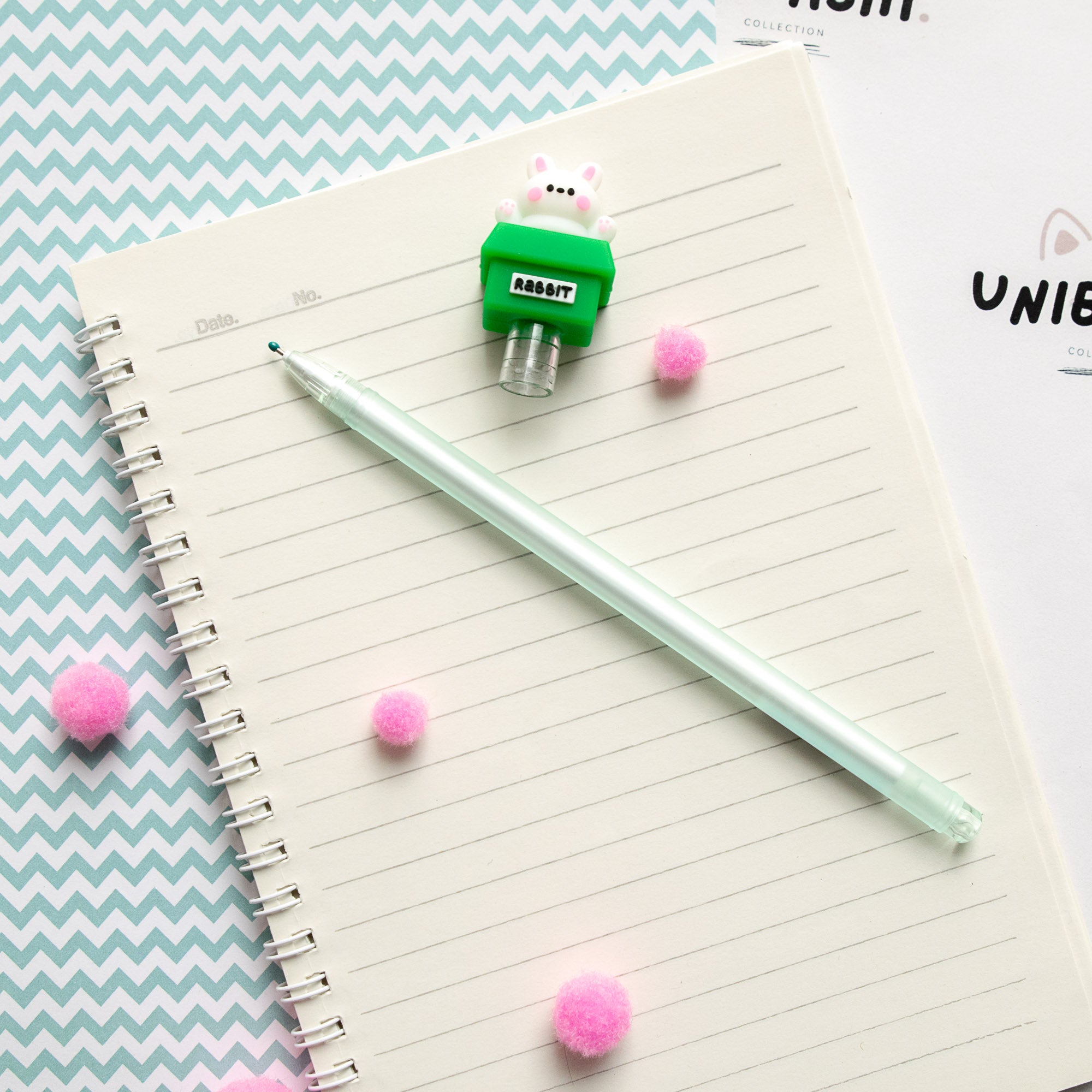 Stylo Gel Kawaii - Embout 3D Lapin