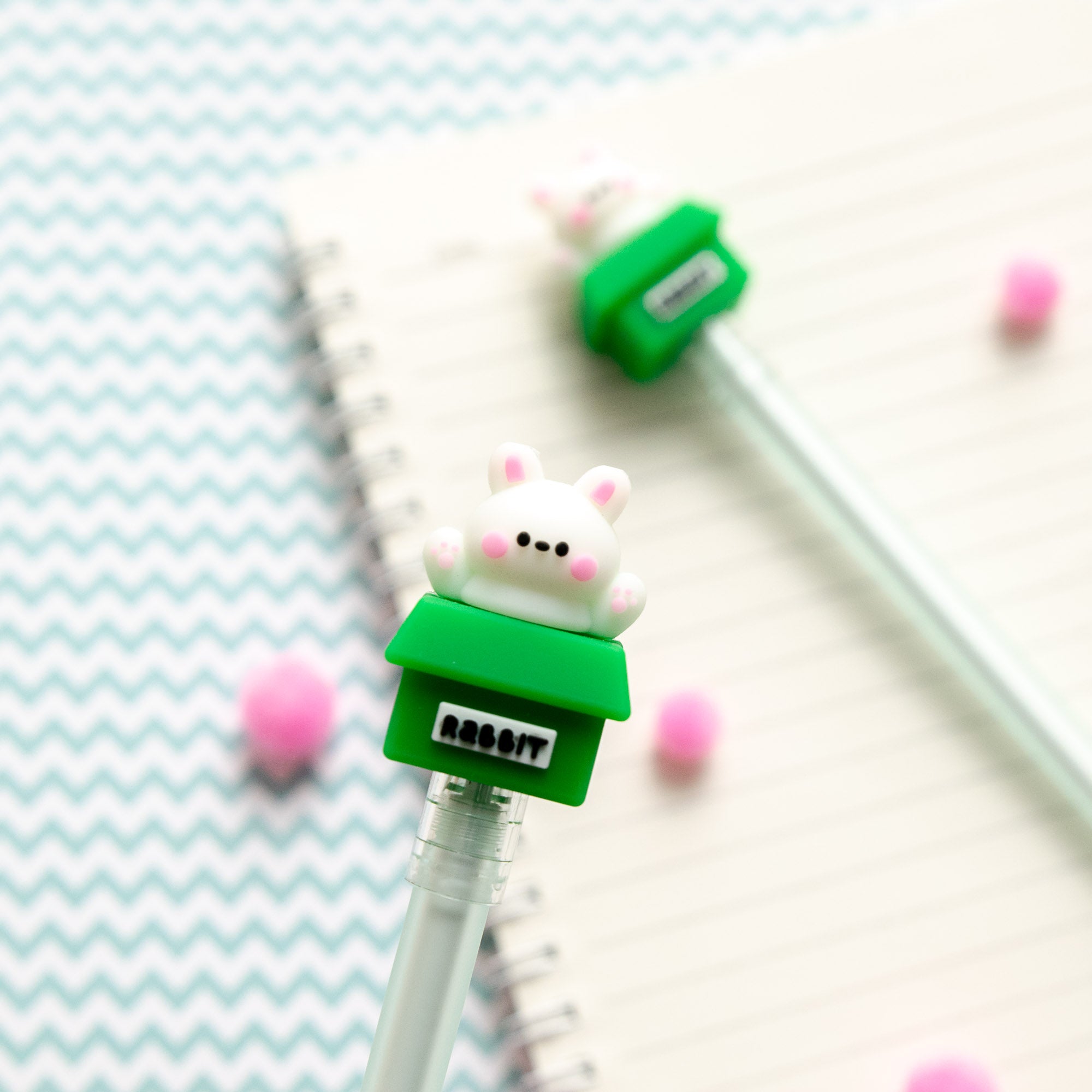Stylo Gel Kawaii - Embout 3D Lapin