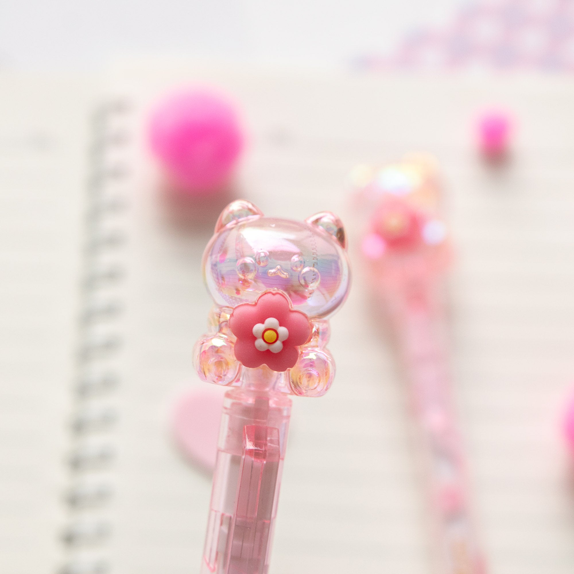 Crayon Mine Eternelle Cristal Kawaii - Chat & Fleur