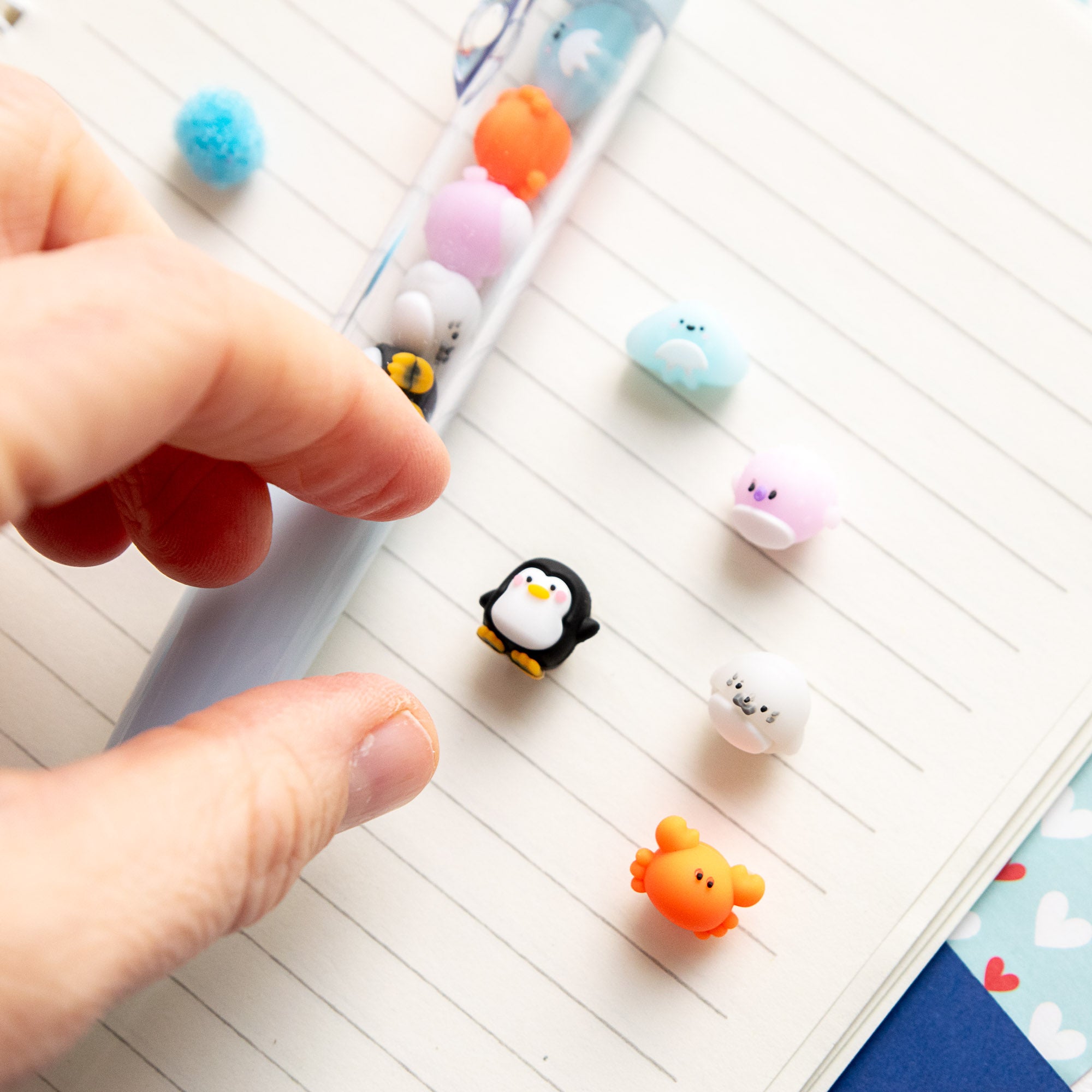 Stylo Kawaii - Mini Figurines Sous l'Océan