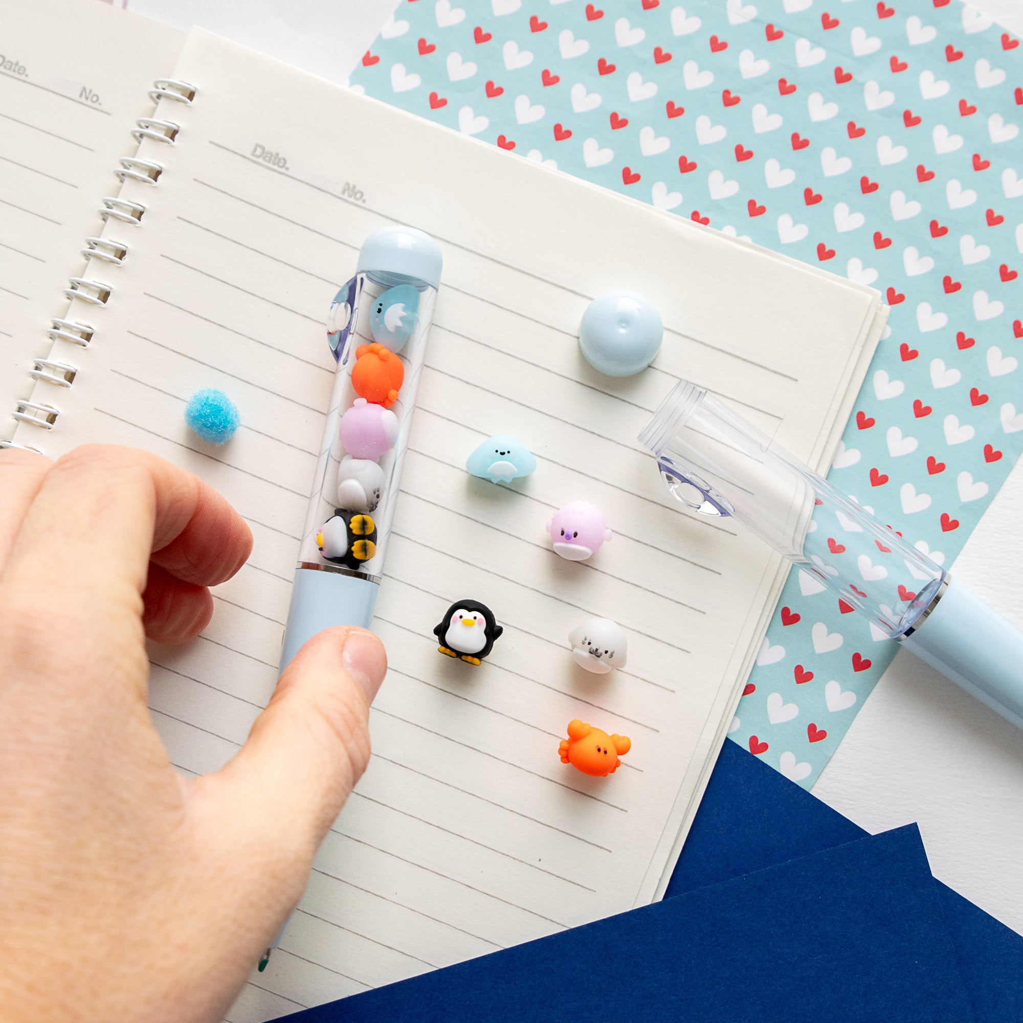 Stylo Kawaii - Mini Figurines Sous l'Océan