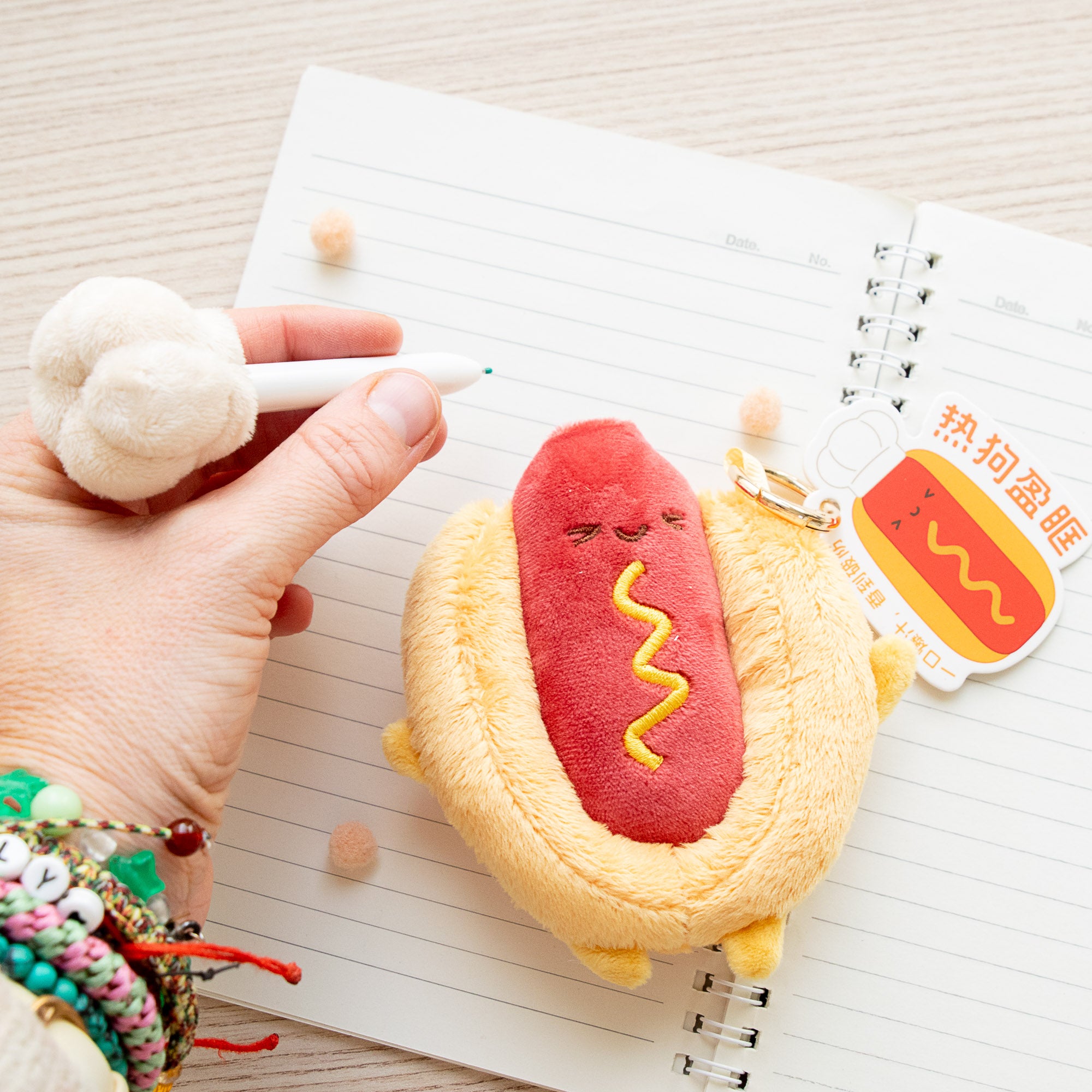 Stylo Kawaii Peluche - Hot Dog