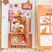 Stylo Porte-clés Kawaii Doggy Cat & Bubble Tea