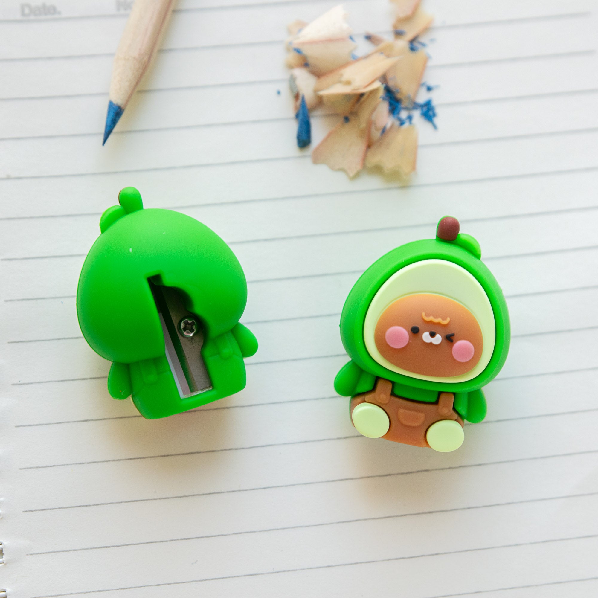 Taille-Crayon Kawaii Ourson Avocat