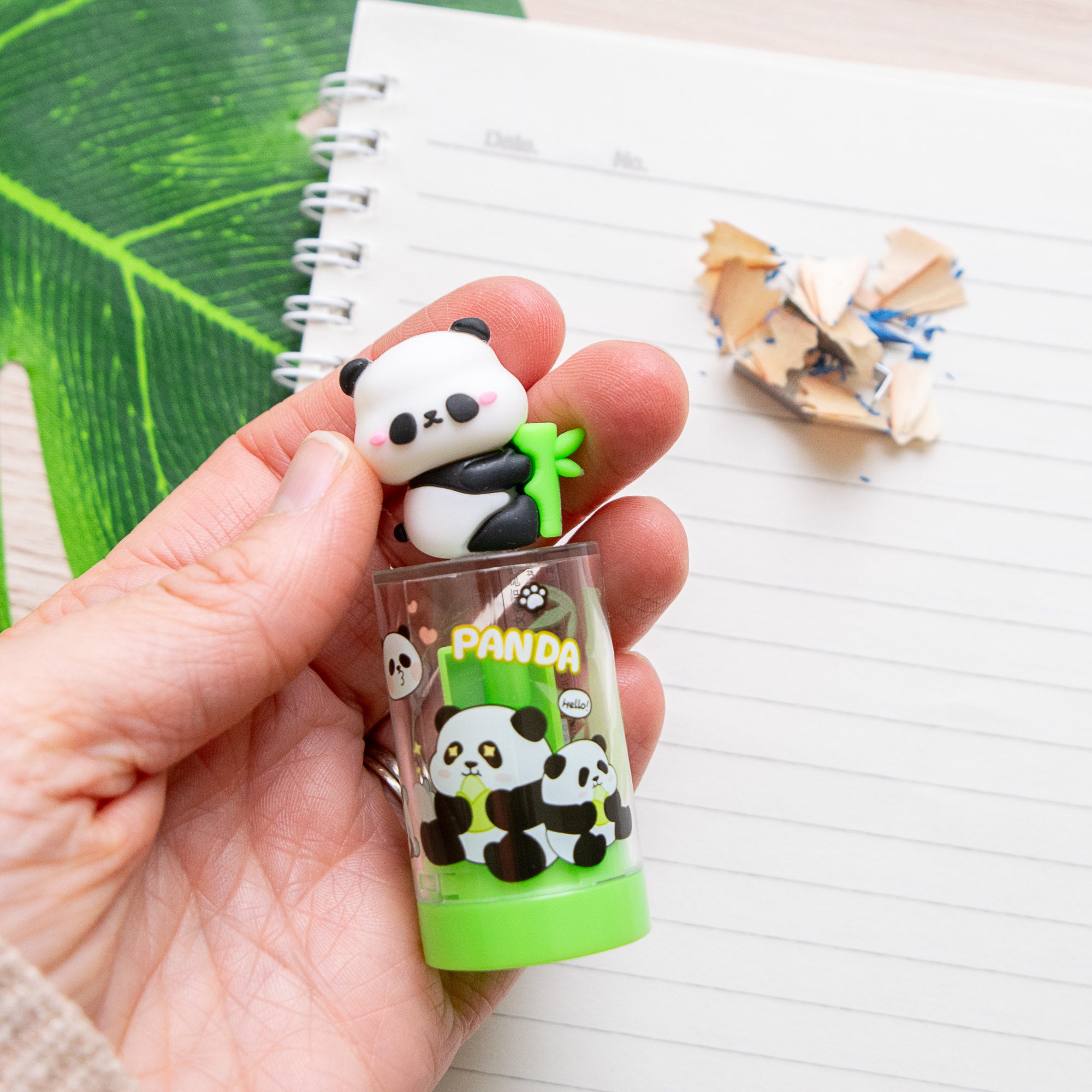 Taille-Crayon avec réservoir - Panda