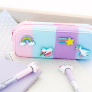 Trousse Silicone Licorne avec Charms