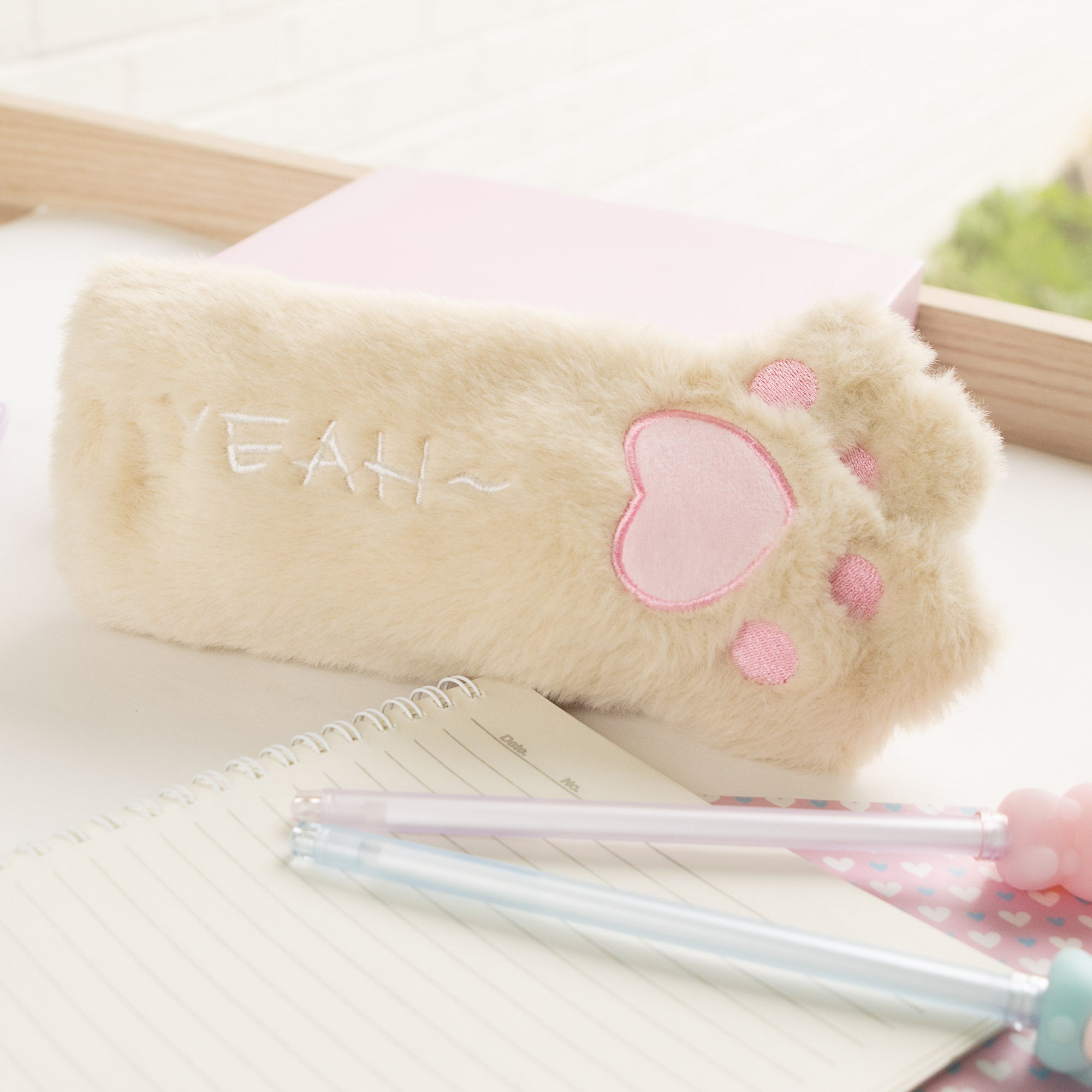 Trousse Peluche Patte de Chat