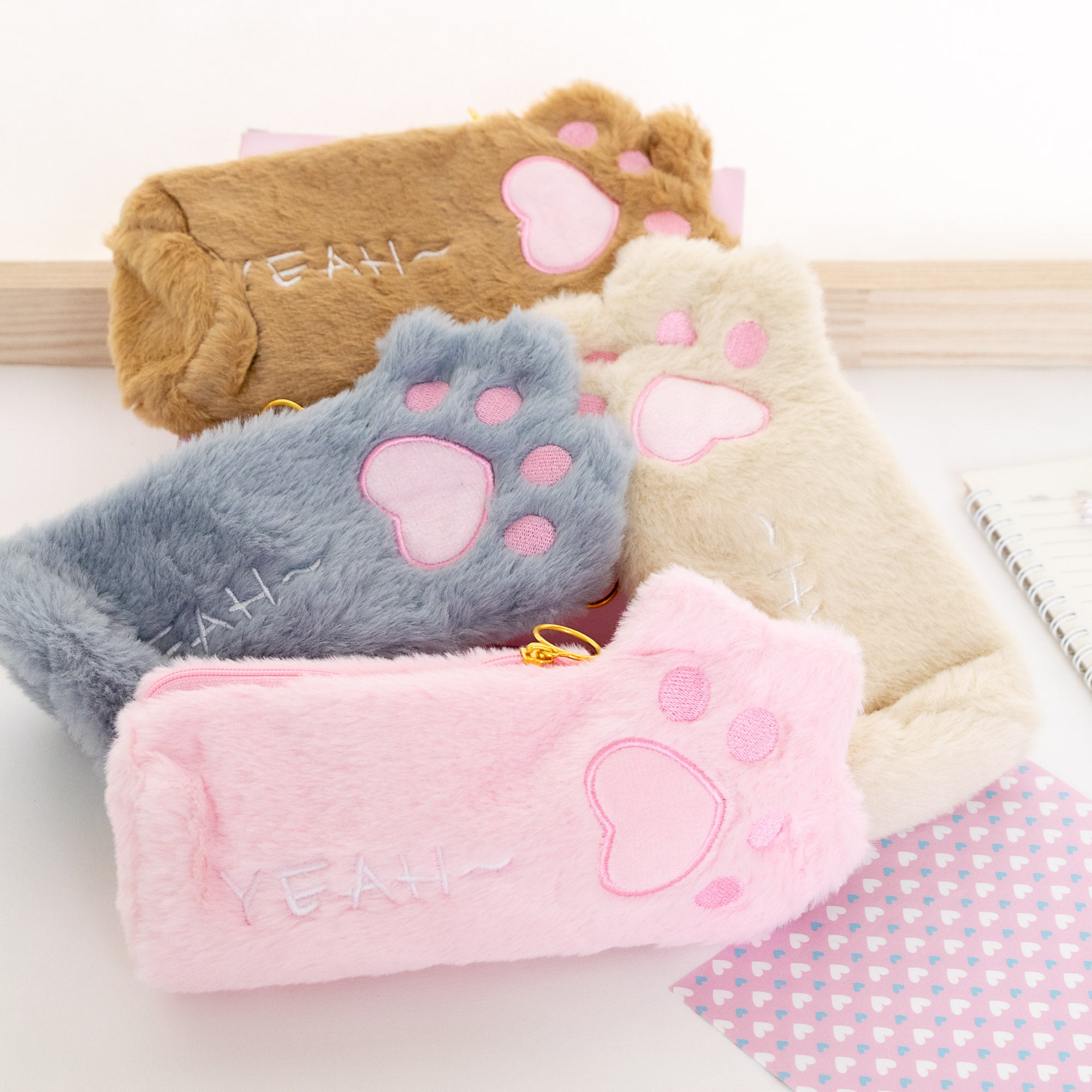 Trousse Peluche Patte de Chat