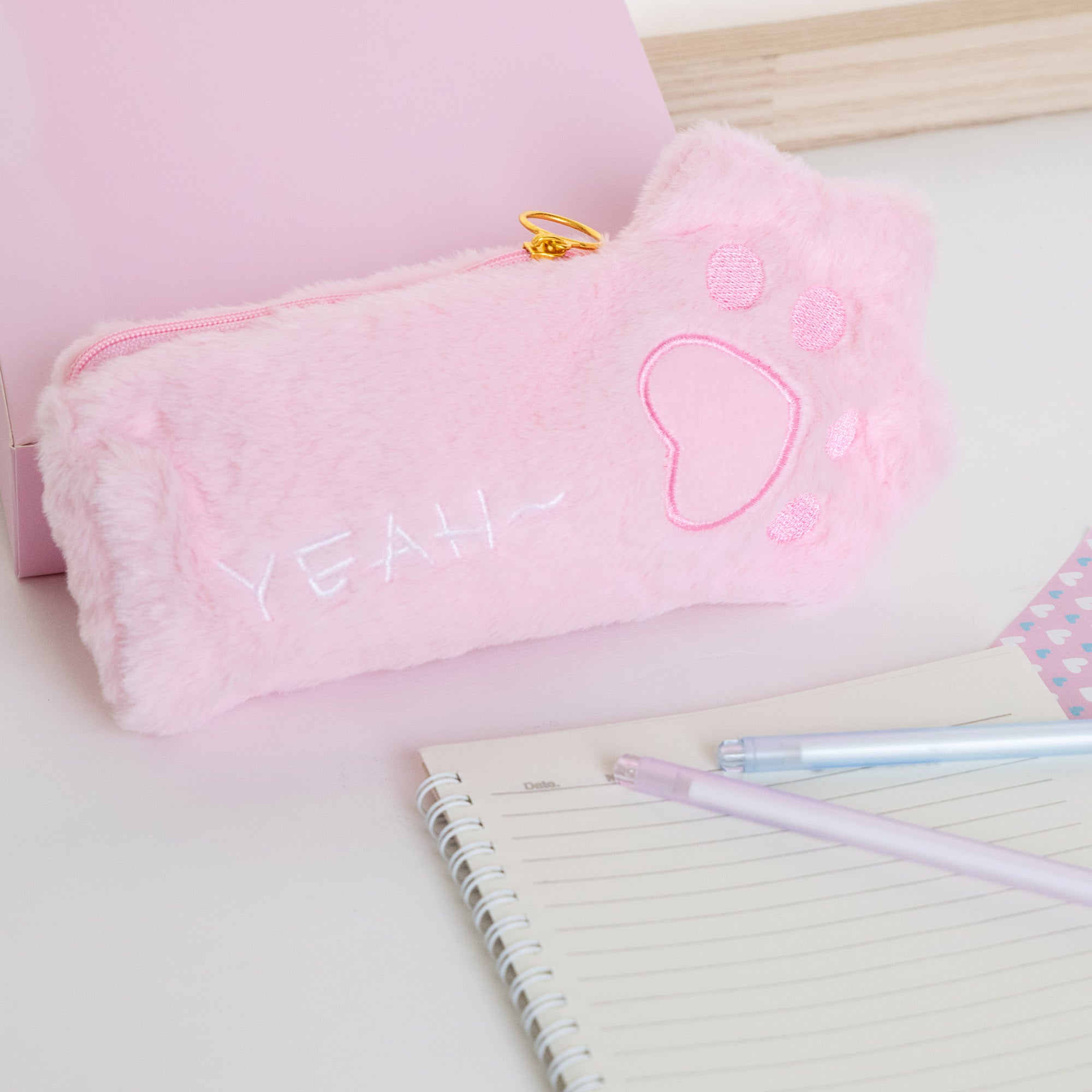 Trousse Peluche Patte de Chat