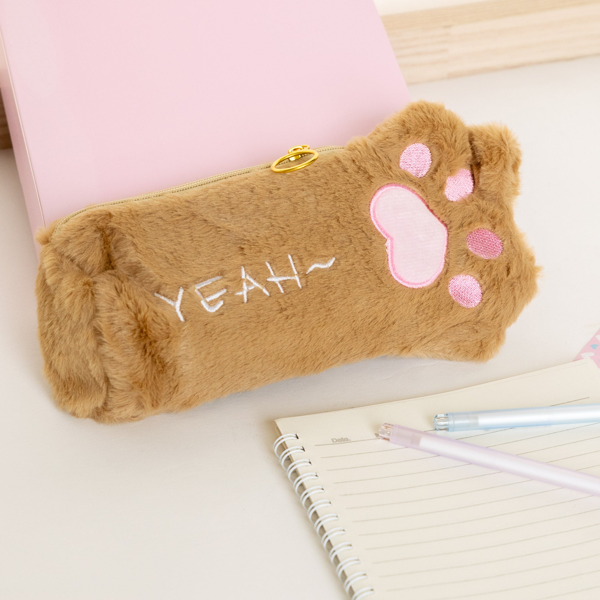 Trousse Peluche Patte de Chat