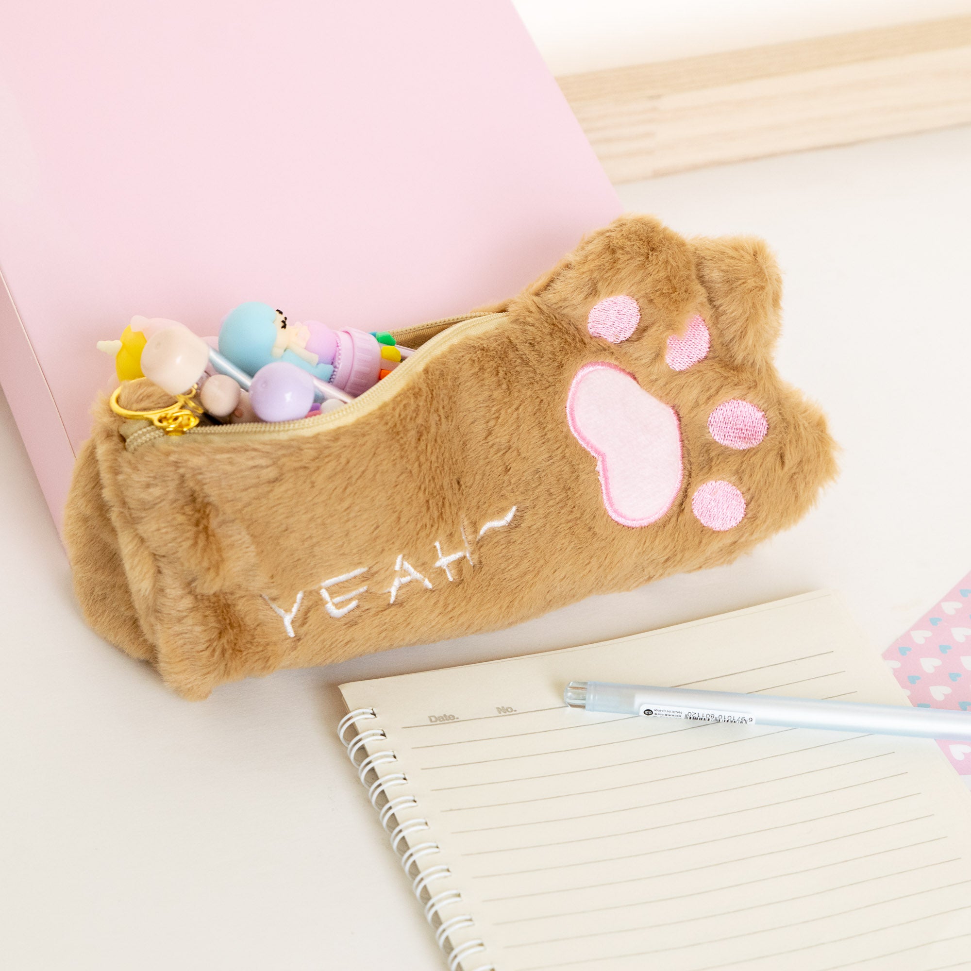 Trousse Peluche Patte de Chat