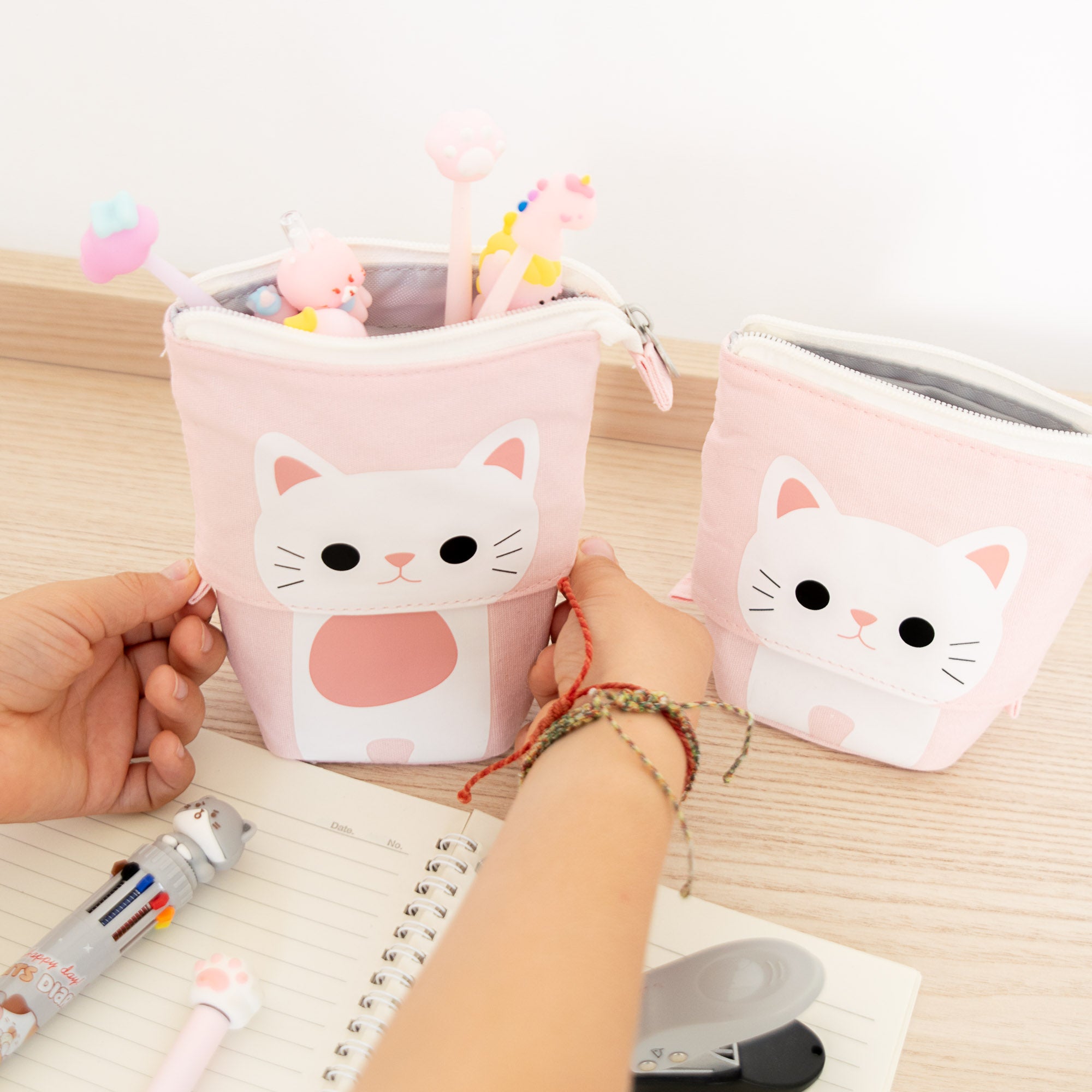 Trousse Rétractable Kawaii Chat