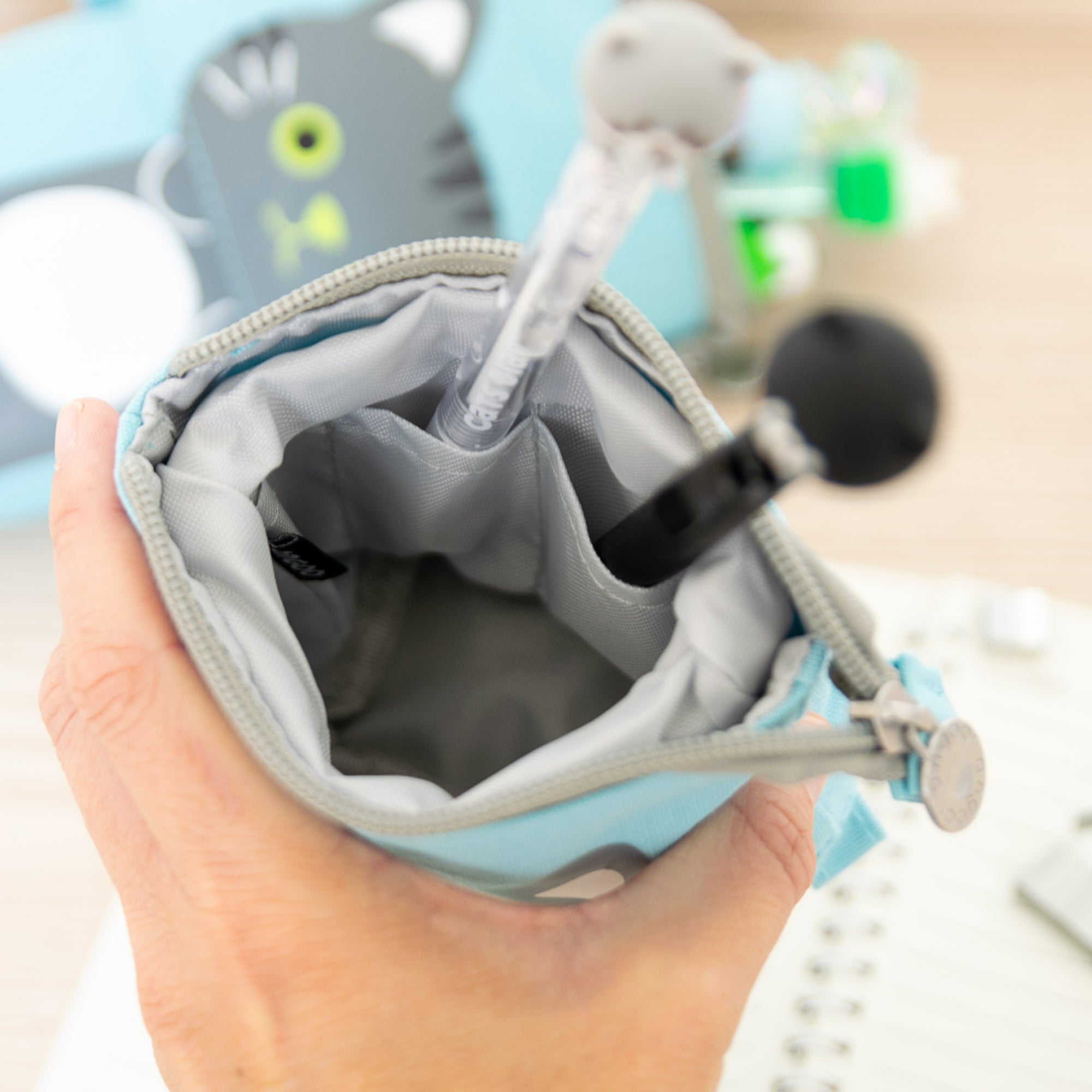 Trousse Rétractable Kawaii Chat