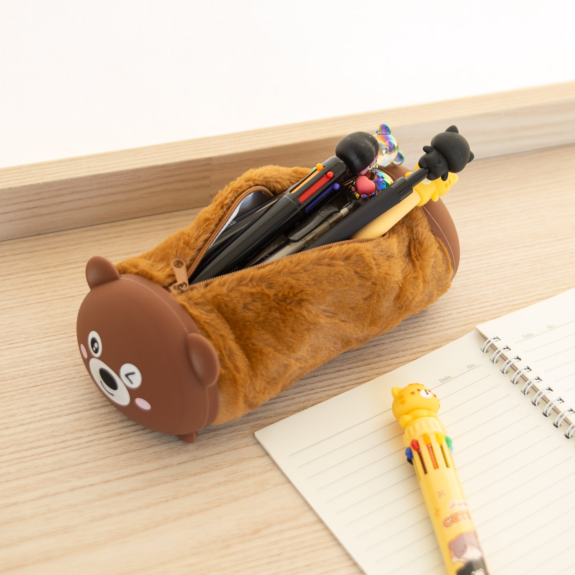 Trousse en Peluche & Silicone Ourson