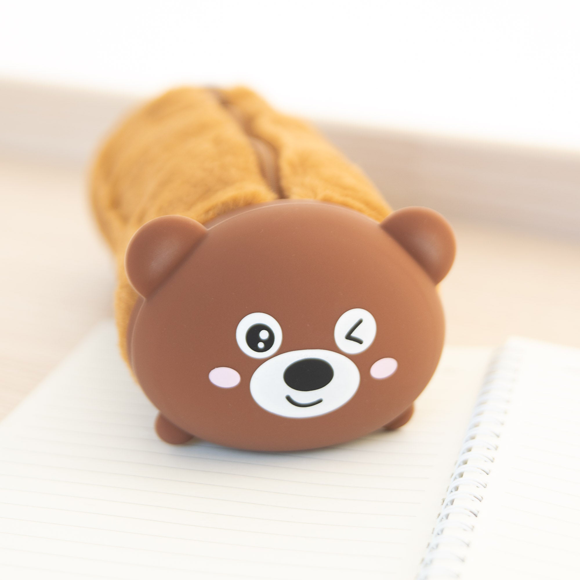 Trousse en Peluche & Silicone Ourson