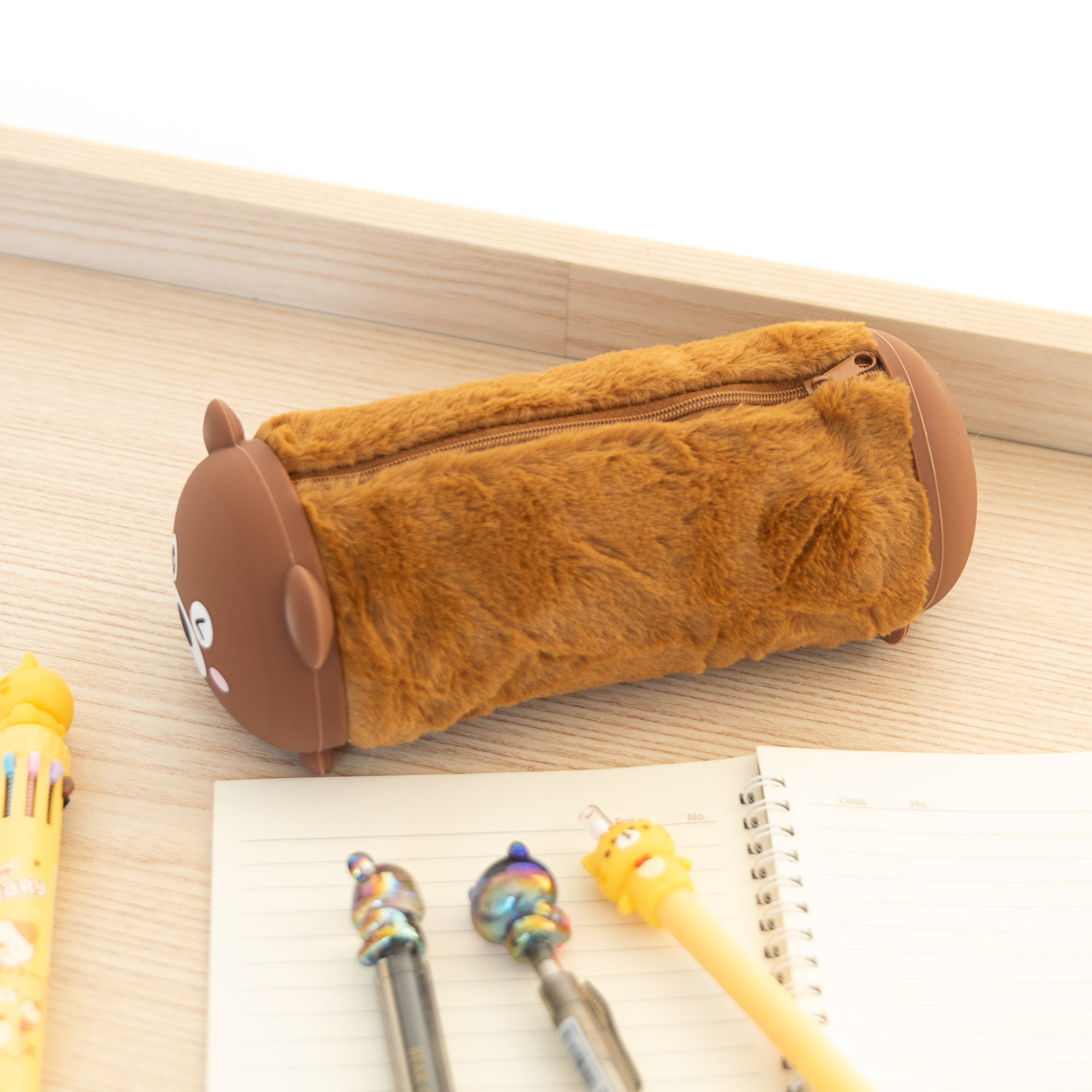 Trousse en Peluche & Silicone Ourson