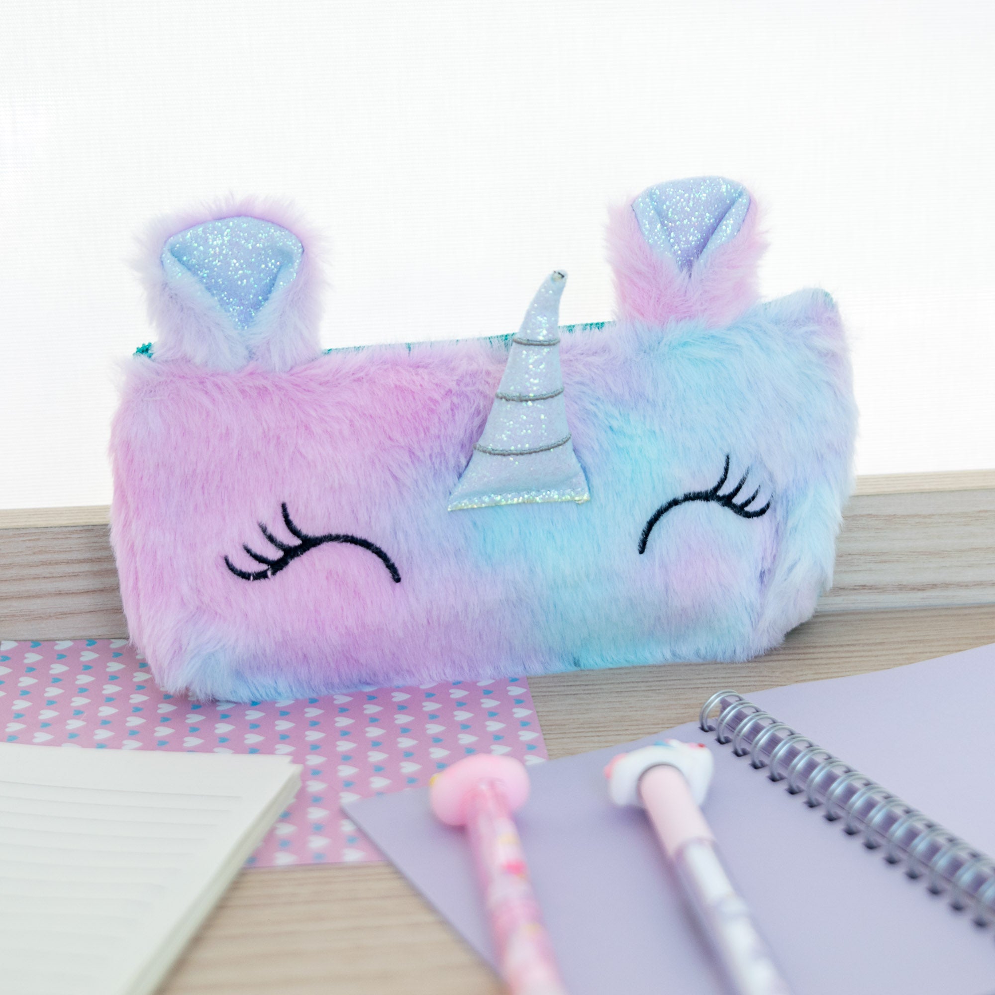 Trousse Peluche Licorne