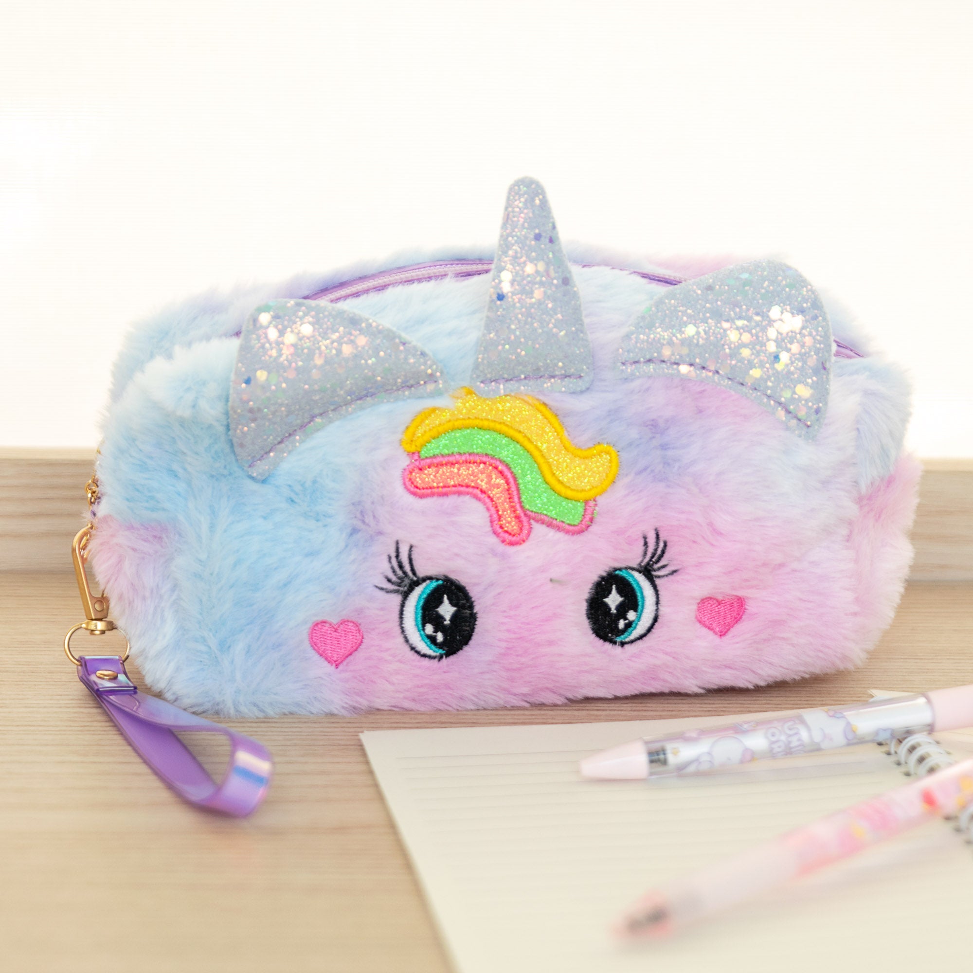 Trousse Peluche Licorne