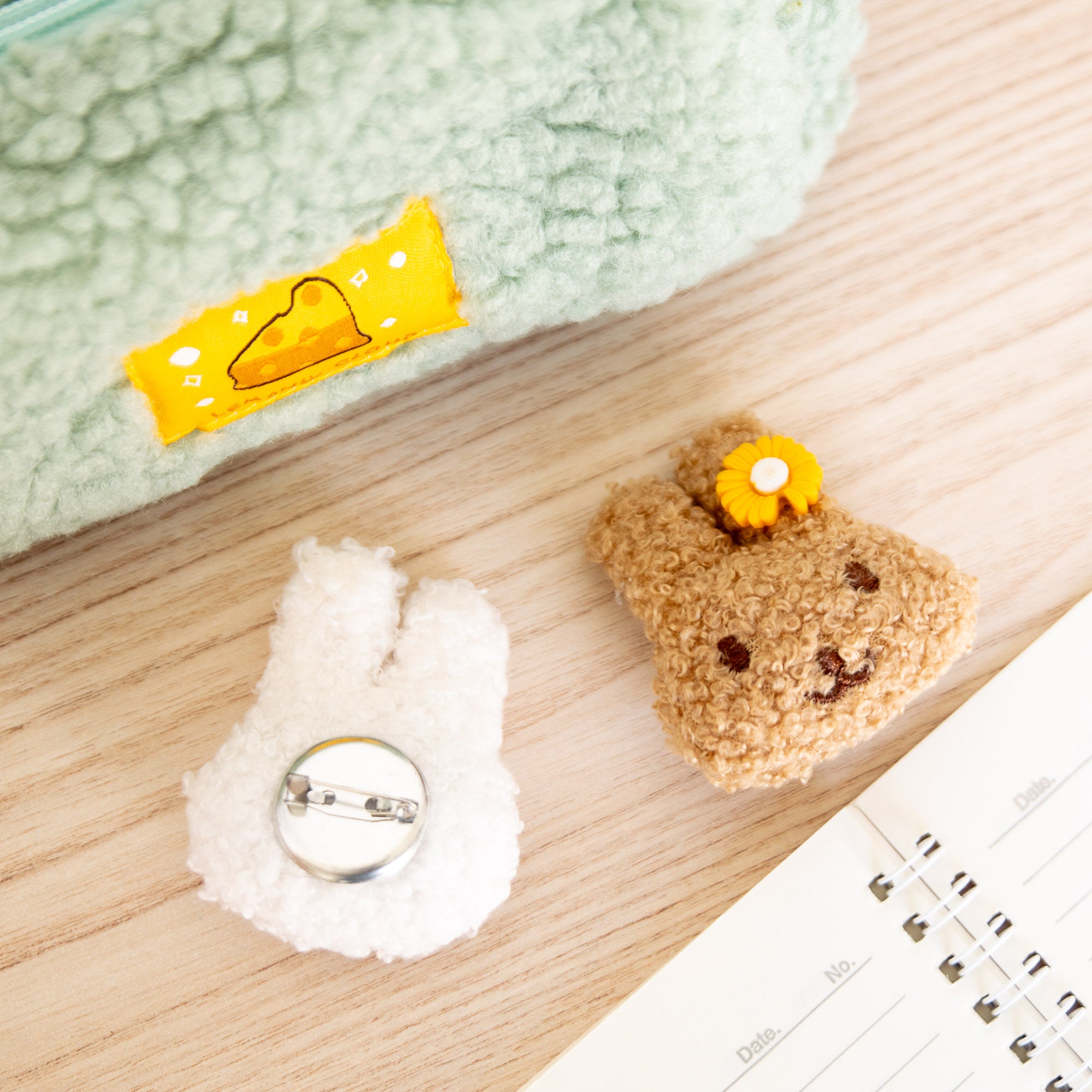 Trousse en Laine Bouclée Lapin