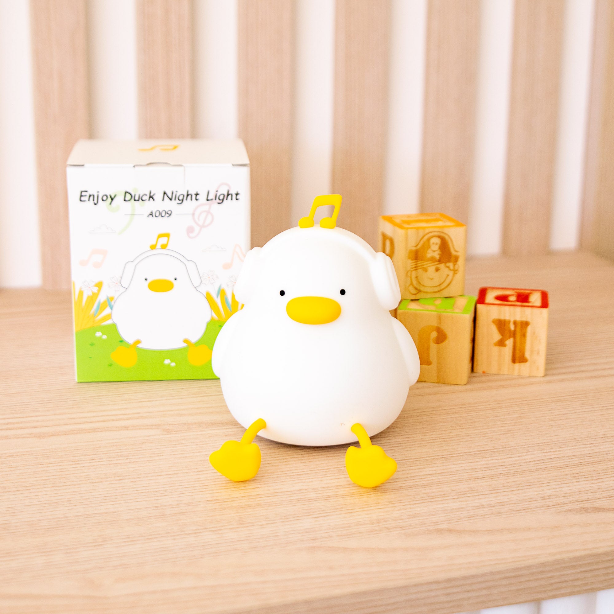 Veilleuse LED Poussin DJ Kawaii