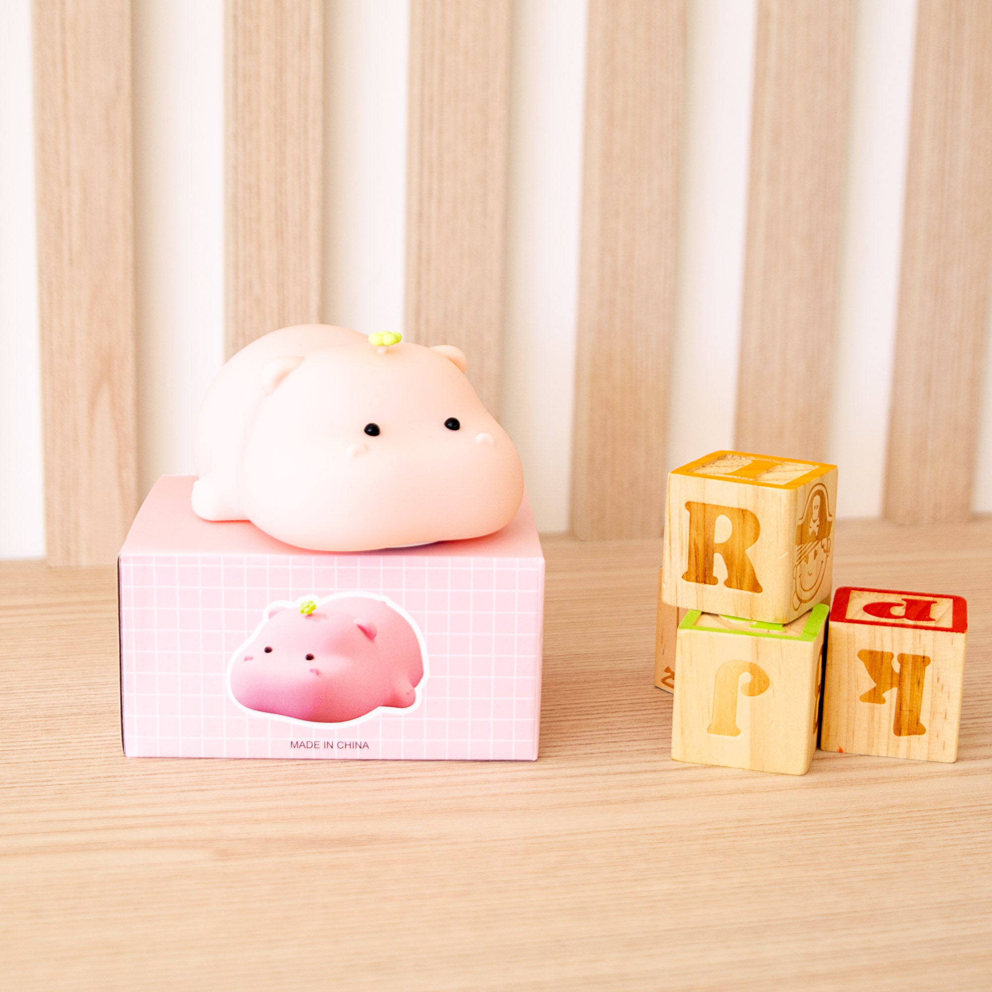 Veilleuse LED Hippopotame Kawaii