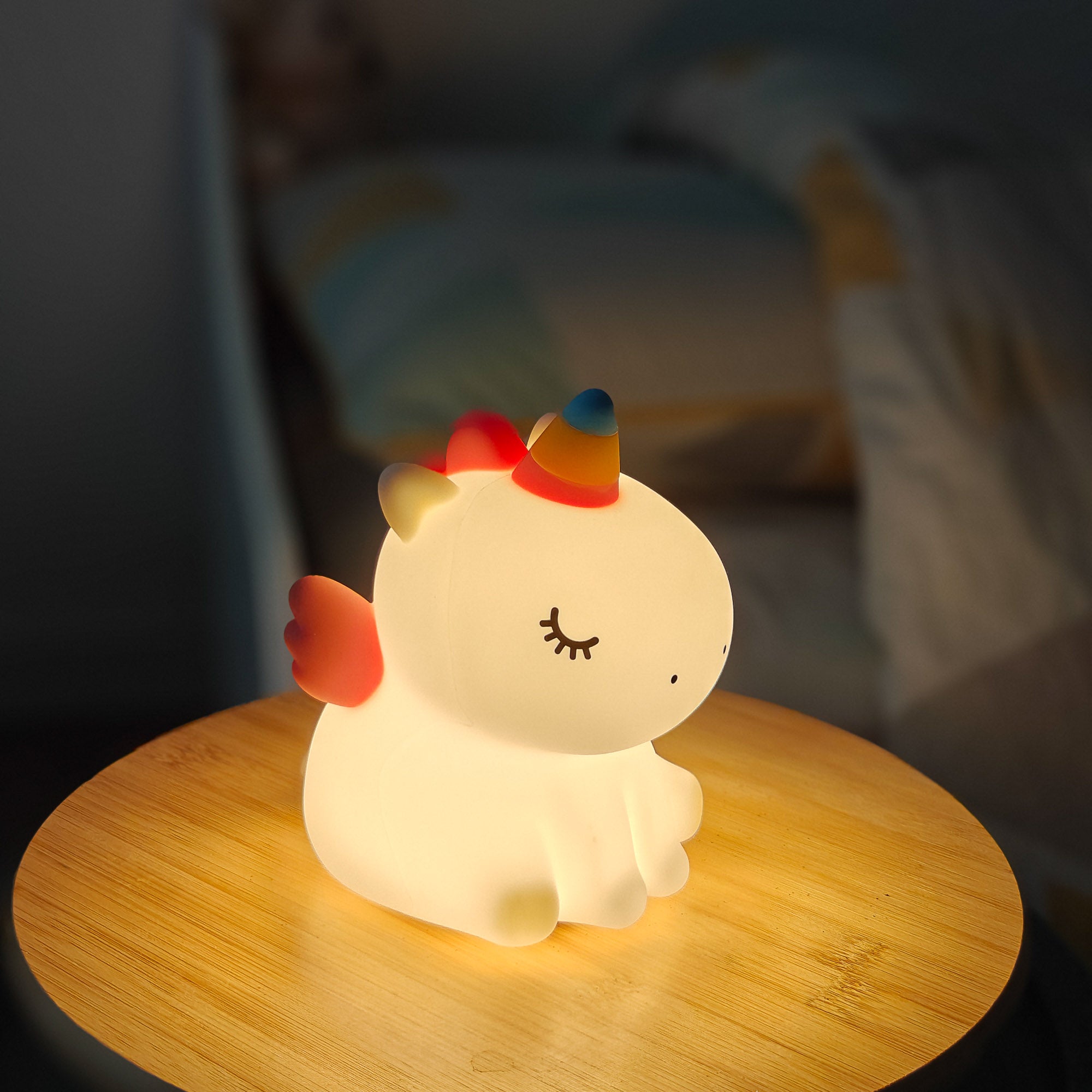 Veilleuse LED Licorne Kawaii