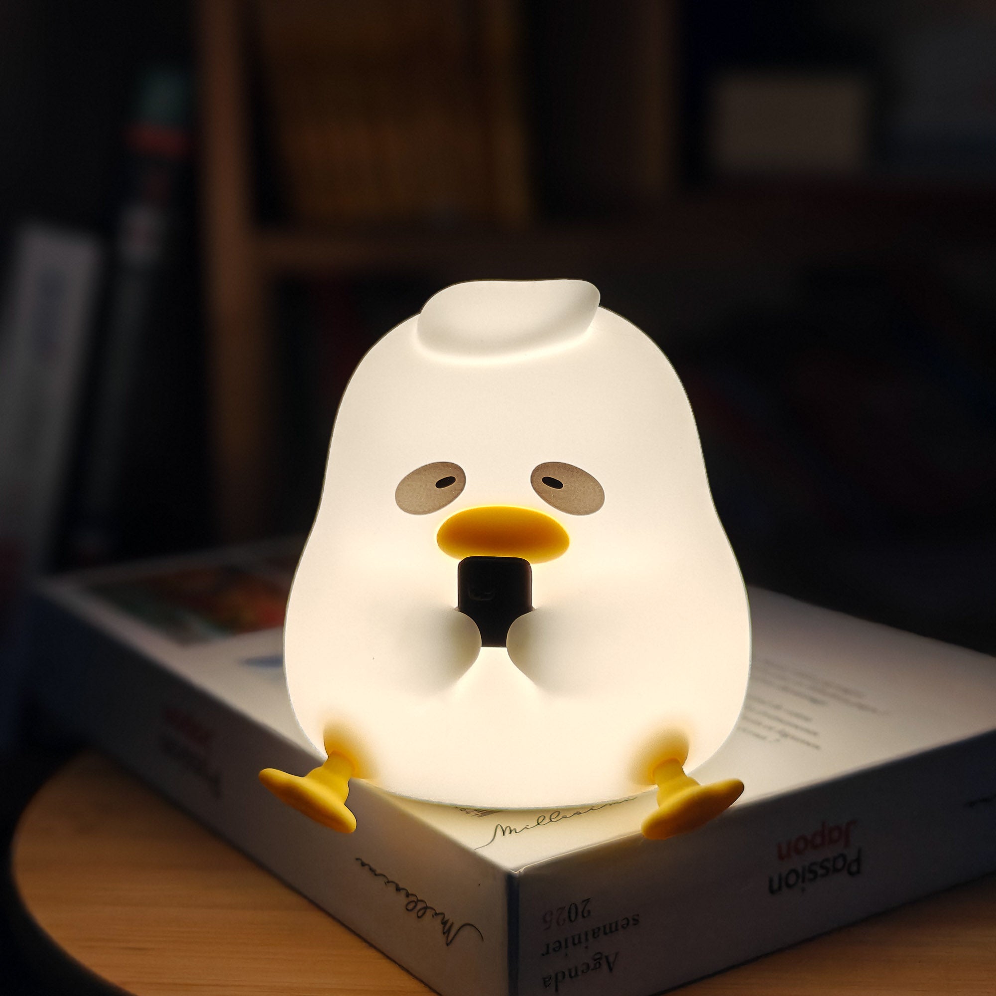 Veilleuse LED Poussin & Téléphone Kawaii