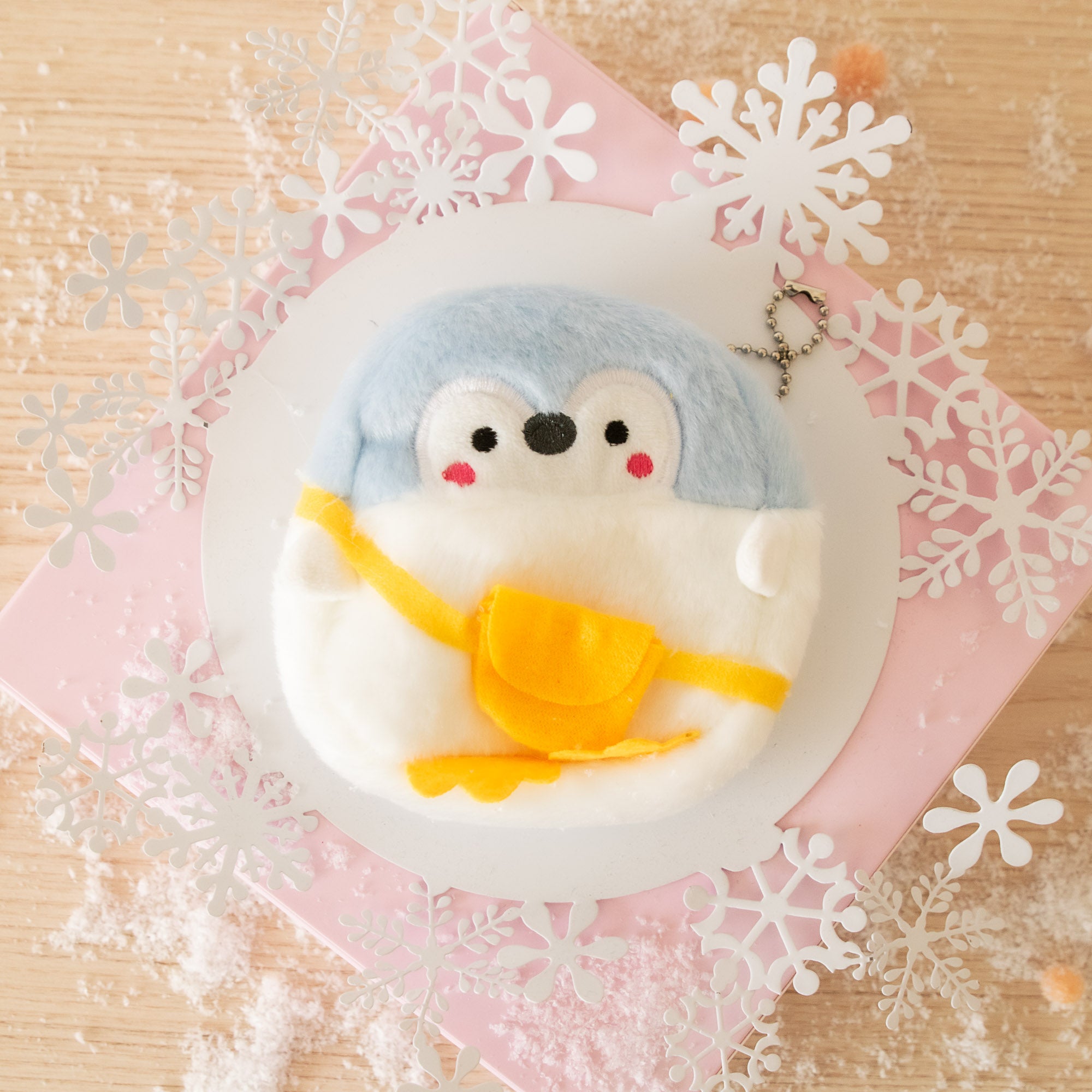 Porte Monnaie Peluche Pingouin