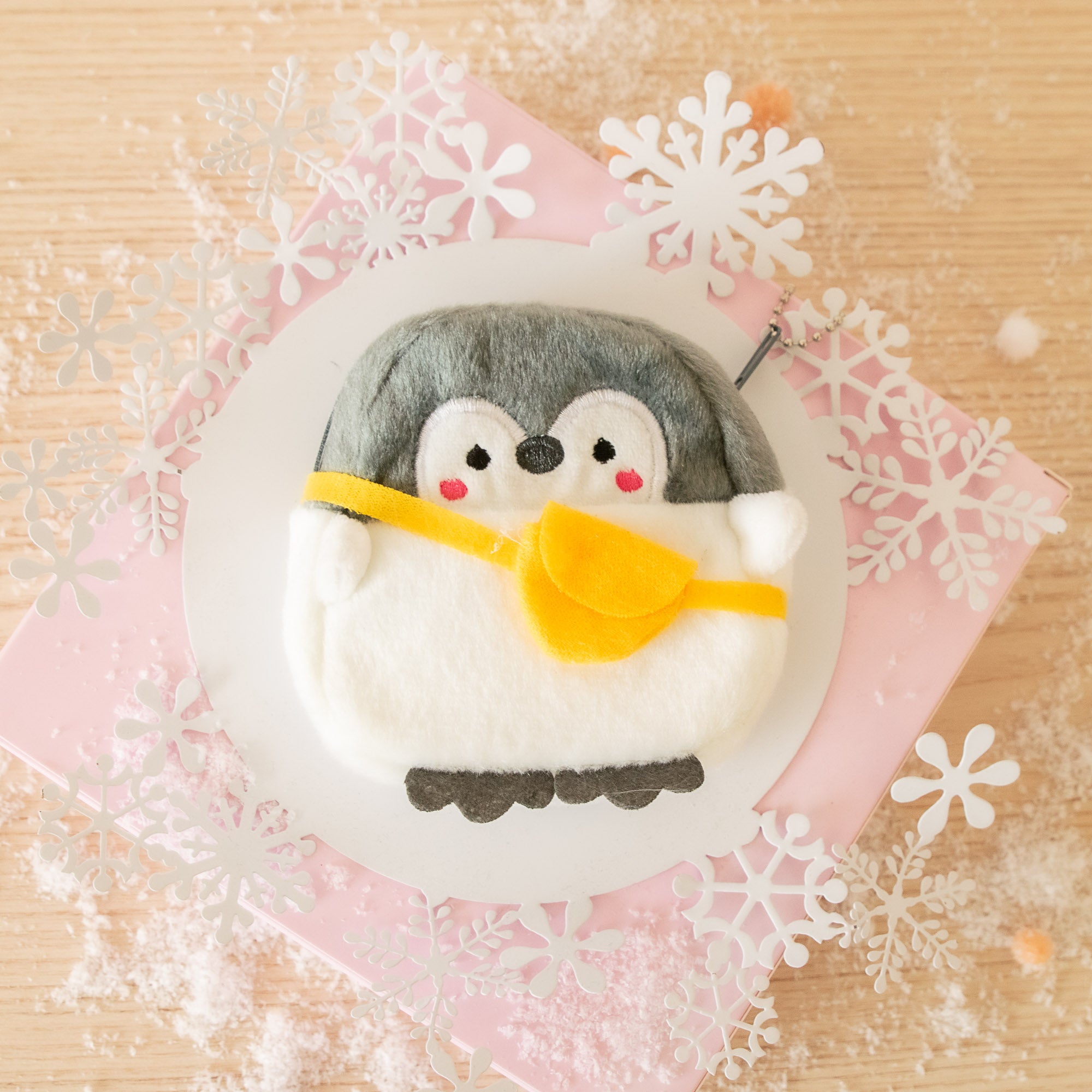 Porte Monnaie Peluche Pingouin