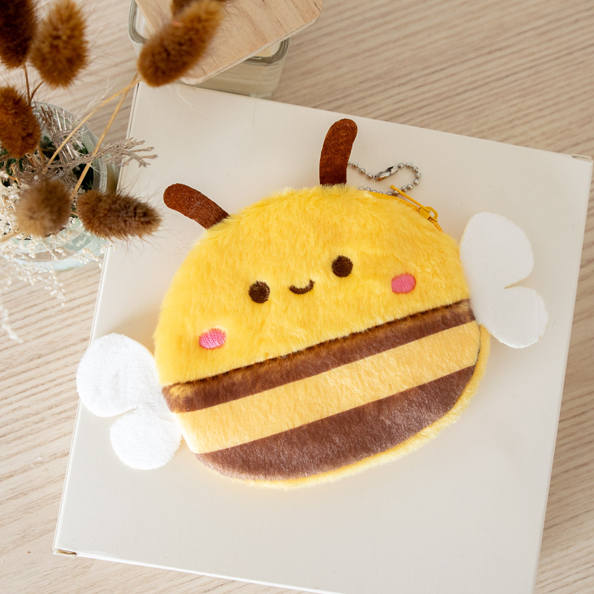Porte Monnaie Peluche Abeille