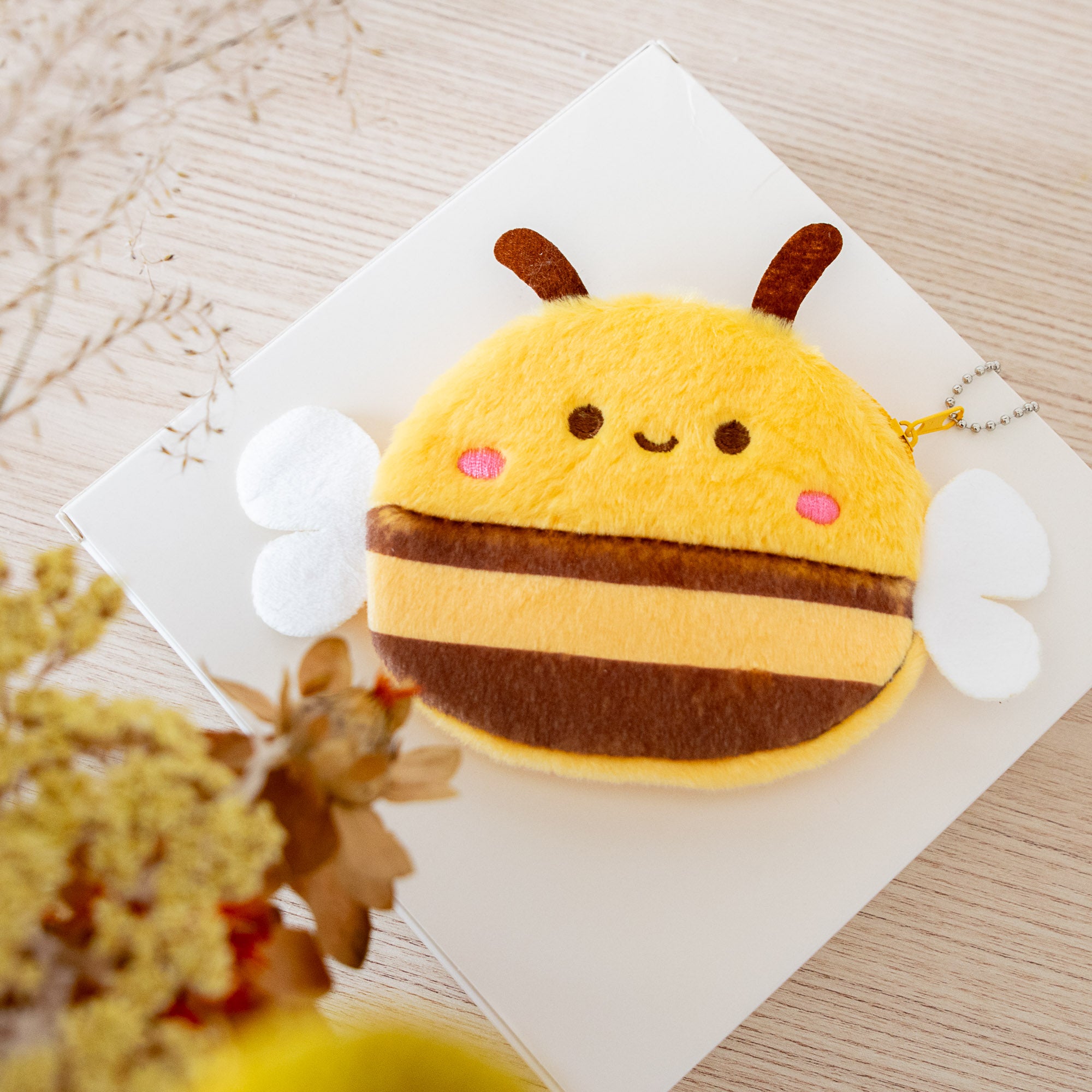 Porte Monnaie Peluche Abeille